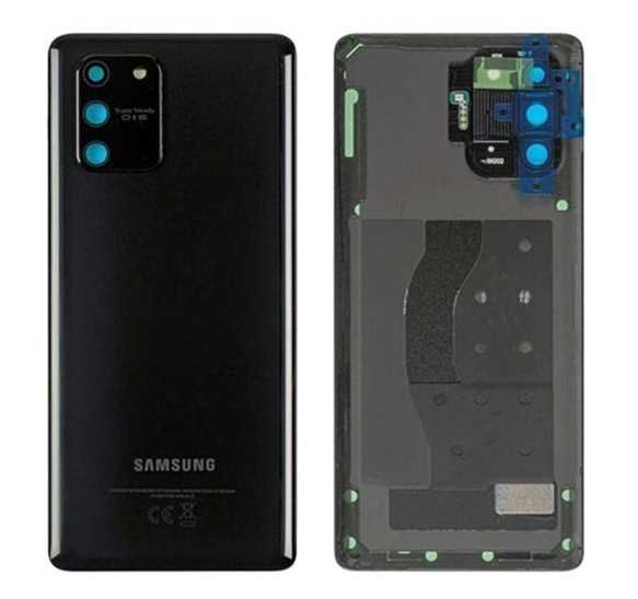 Задняя крышка для Samsung G770F Galaxy S10 Lite черная, Оригинал Китай, со стеклом камеры 24423 фото