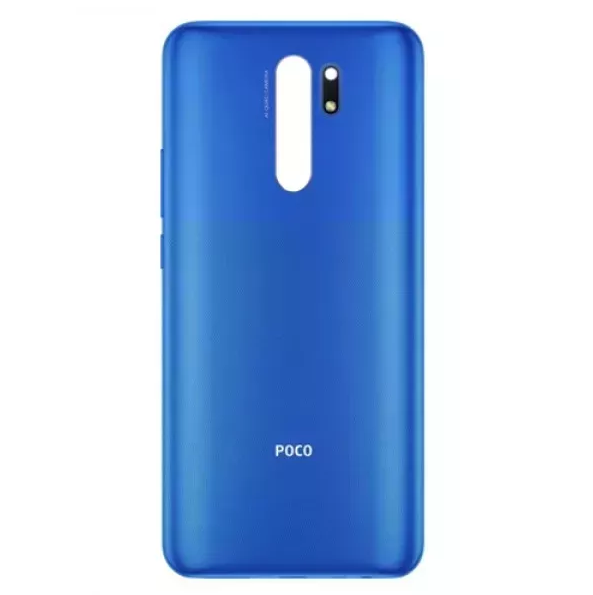 Задня кришка для Xiaomi Poco M2 m2003j6ci синя оригінал Китай 12482 фото