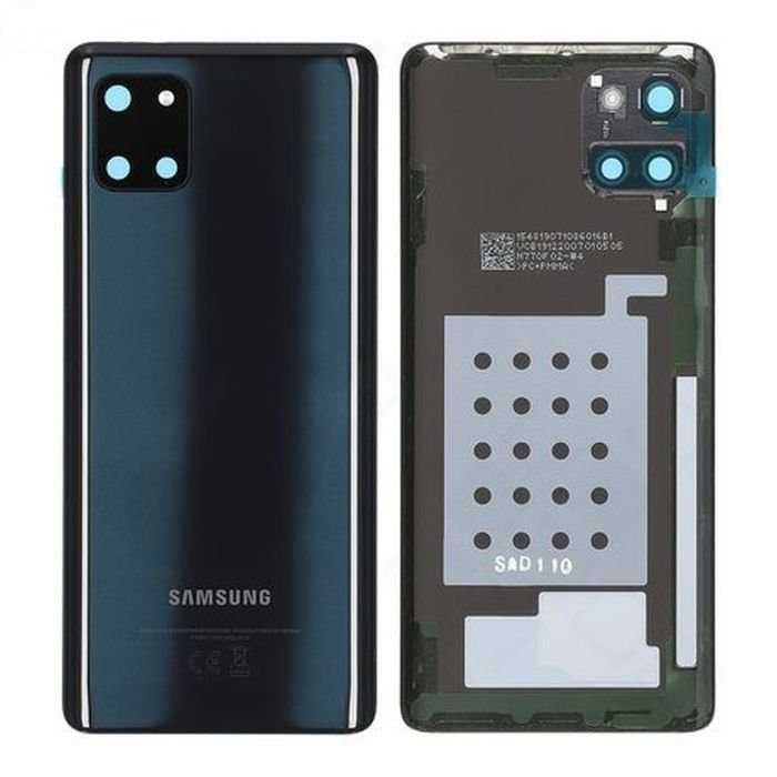 Задня кришка для Samsung N770F Galaxy Note 10 Lite 2020 чорна Aura Black зі склом камери 22868 фото