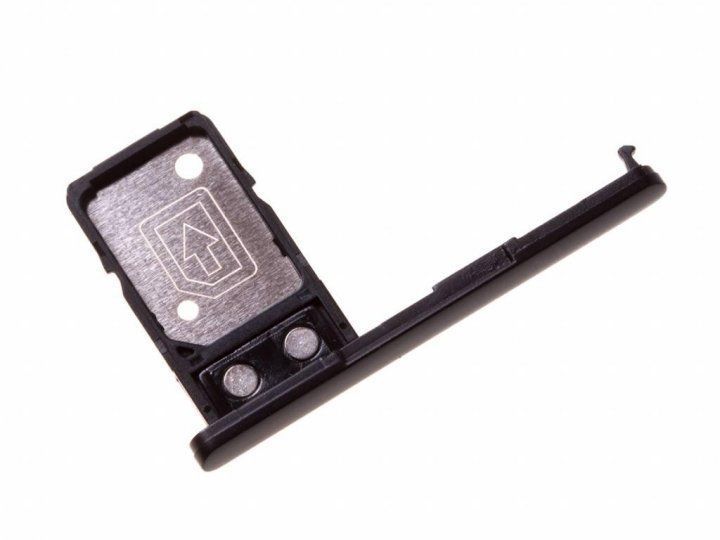 Держатель Sim-карты Sony H3311 Xperia L2 H3321, H4311, H4331 черный 22979 фото