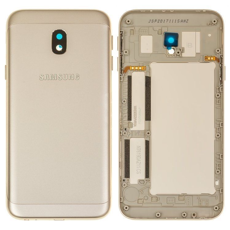 Задняя крышка для Samsung J330F Galaxy J3 (2017) золотистая 09951 фото