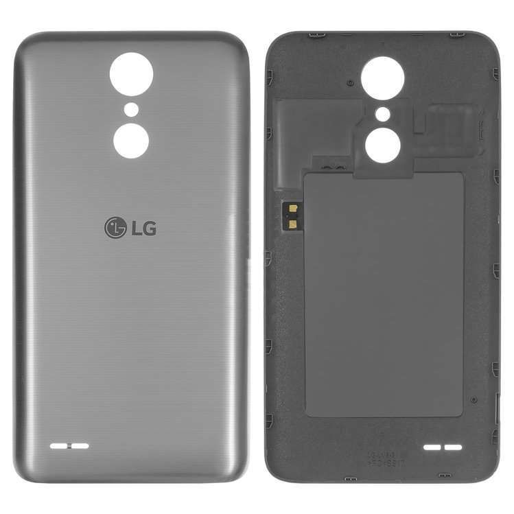 Задняя крышка для LG M250 K10 (2017), X400 K10 (2017) серая 10237 фото