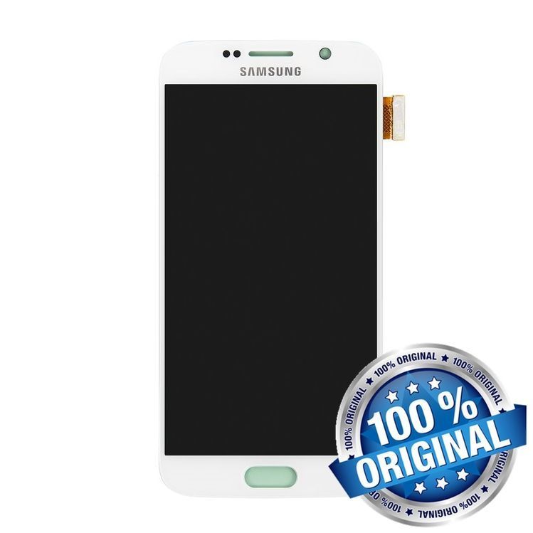 Дисплей для Samsung G920 Galaxy S6 білий (GH97-17260B) Оригінал 02679 фото