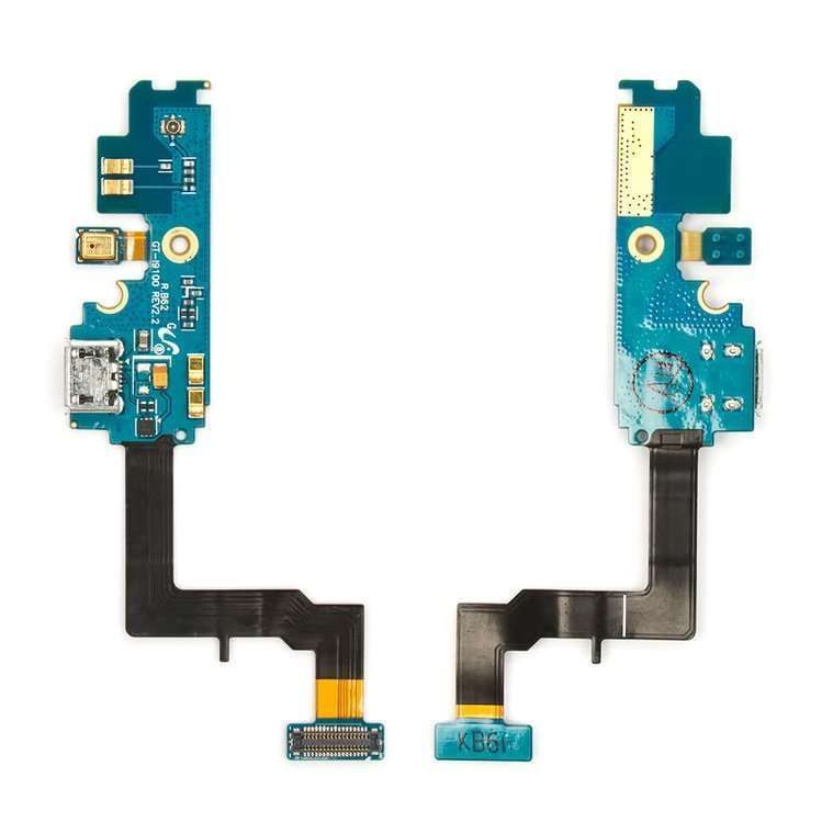 Нижняя плата для Samsung i9100 Galaxy S2 с разьемом зарядки и микрофоном rev 2.2 09349 фото