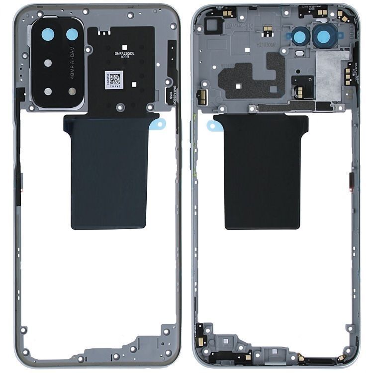 Рамка корпусу Oppo A54 5G CPH2195, A93 5G PCGM00 фіолетова, Fantastic Purple зі склом камери 33625 фото