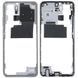 Рамка корпусу для Xiaomi Poco M5s 2207117BPG біла 32423 фото