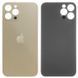 Задняя крышка для Apple iPhone 12 Pro золотистая, с большим отверстием под камеру 32522 фото
