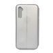 Чехол-книжка Premium Case под кожу Xiaomi Redmi Note 8 (2019) серый 18030 фото 2