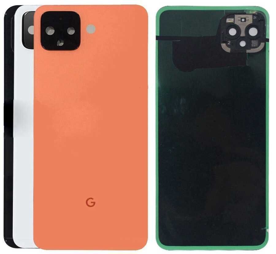 Задня кришка для Google Pixel 4 чорна, Оригінал Китай, зі склом камери 21241 фото