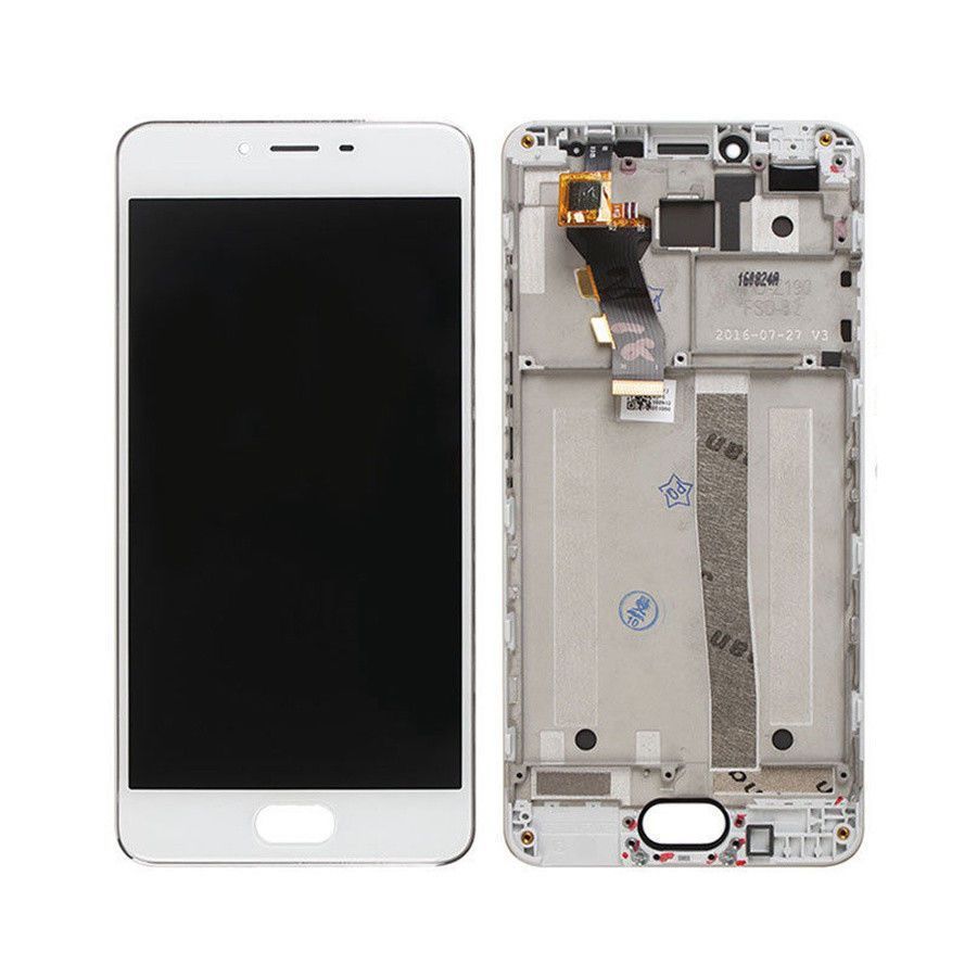 Дисплей для Meizu M3s з рамкою білий 09762 фото