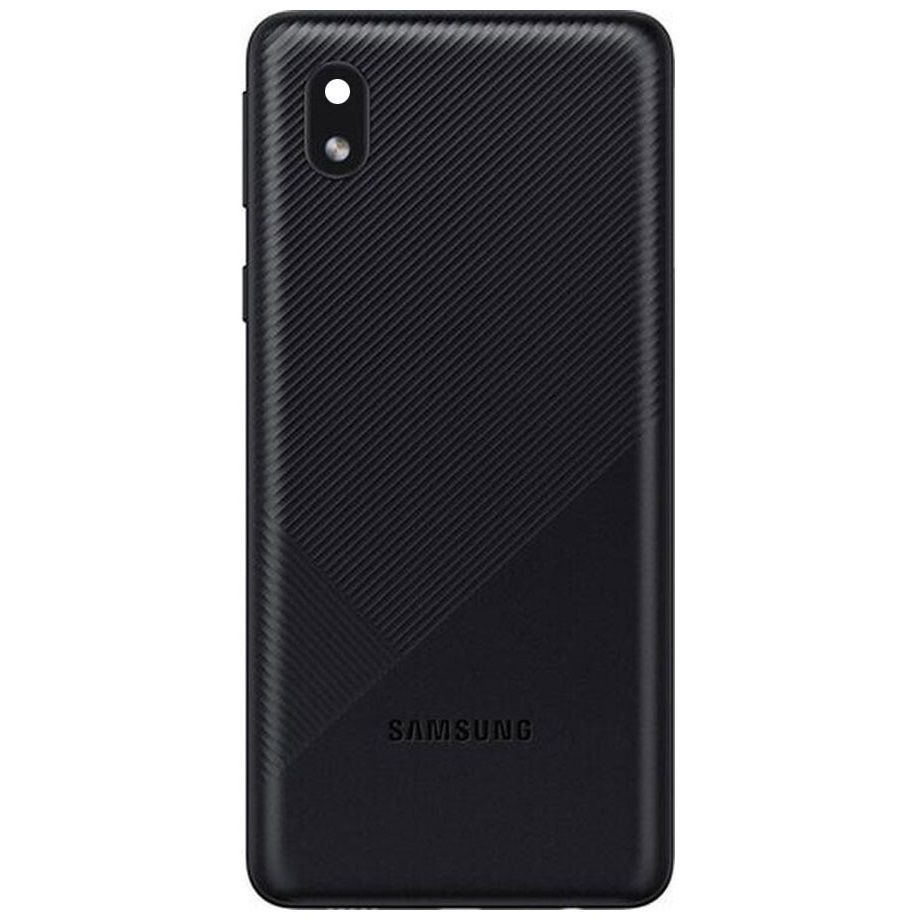 Задня кришка для Samsung A013F Galaxy A01 Core зі склом камери чорна 28829 фото