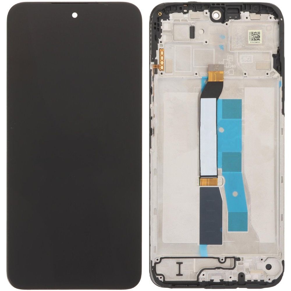 Дисплей для Xiaomi Redmi 15 4G Global, Poco M7 4G 166 mm с рамкой черный 32692 фото