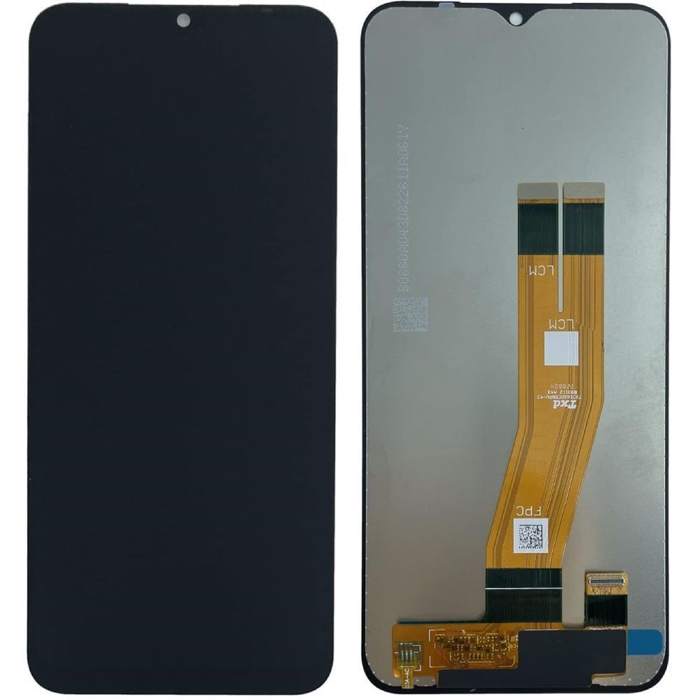 Дисплей для Samsung A145 Galaxy A14 4G 2023 черный с желтым шлейфом Оригинал Китай 29793 фото