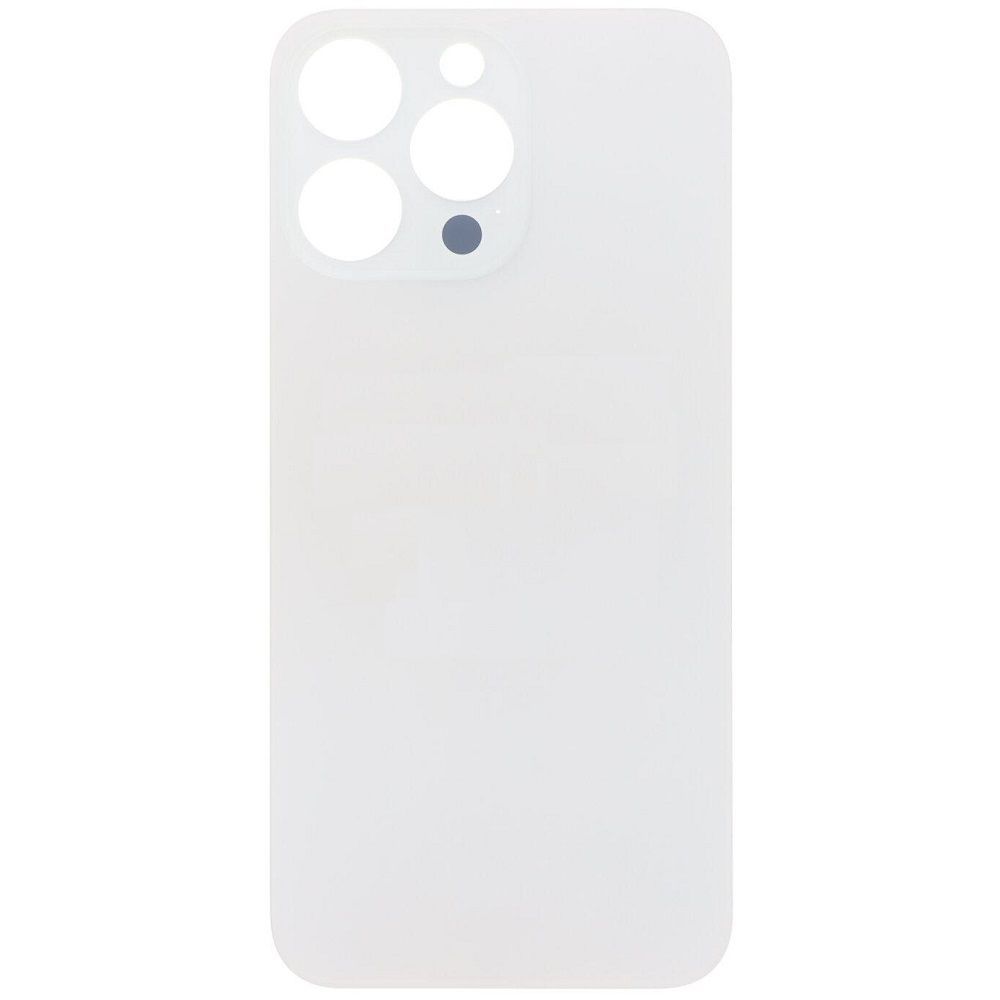 Задняя крышка для Apple iPhone 15 Pro Max белая White Titanium, с большим отверстием под камеру 32894 фото