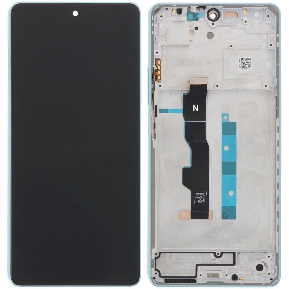 Дисплей для Xiaomi Redmi Note 13 5G 2312DRAABG, 2312DRAABI с рамкой синий TFT 30344 фото