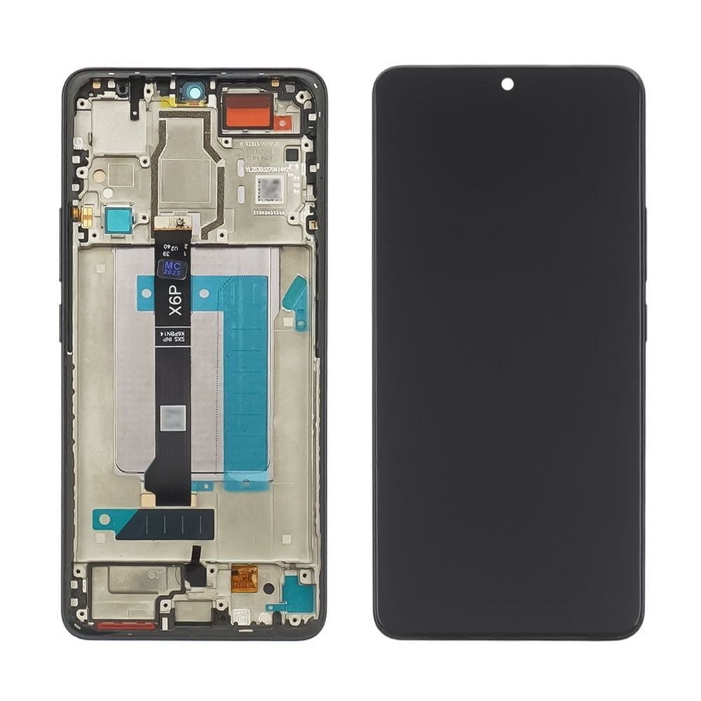 Дисплей для Xiaomi Poco F6 с рамкой черный TFT 31734 фото