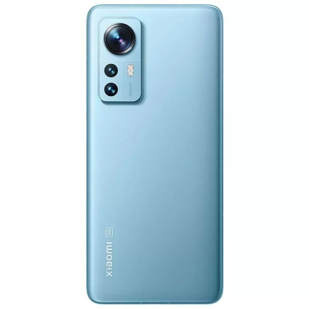 Задня кришка для Xiaomi 12, Xiaomi 12X зі склом камери синя Оригінал Китай 30193 фото