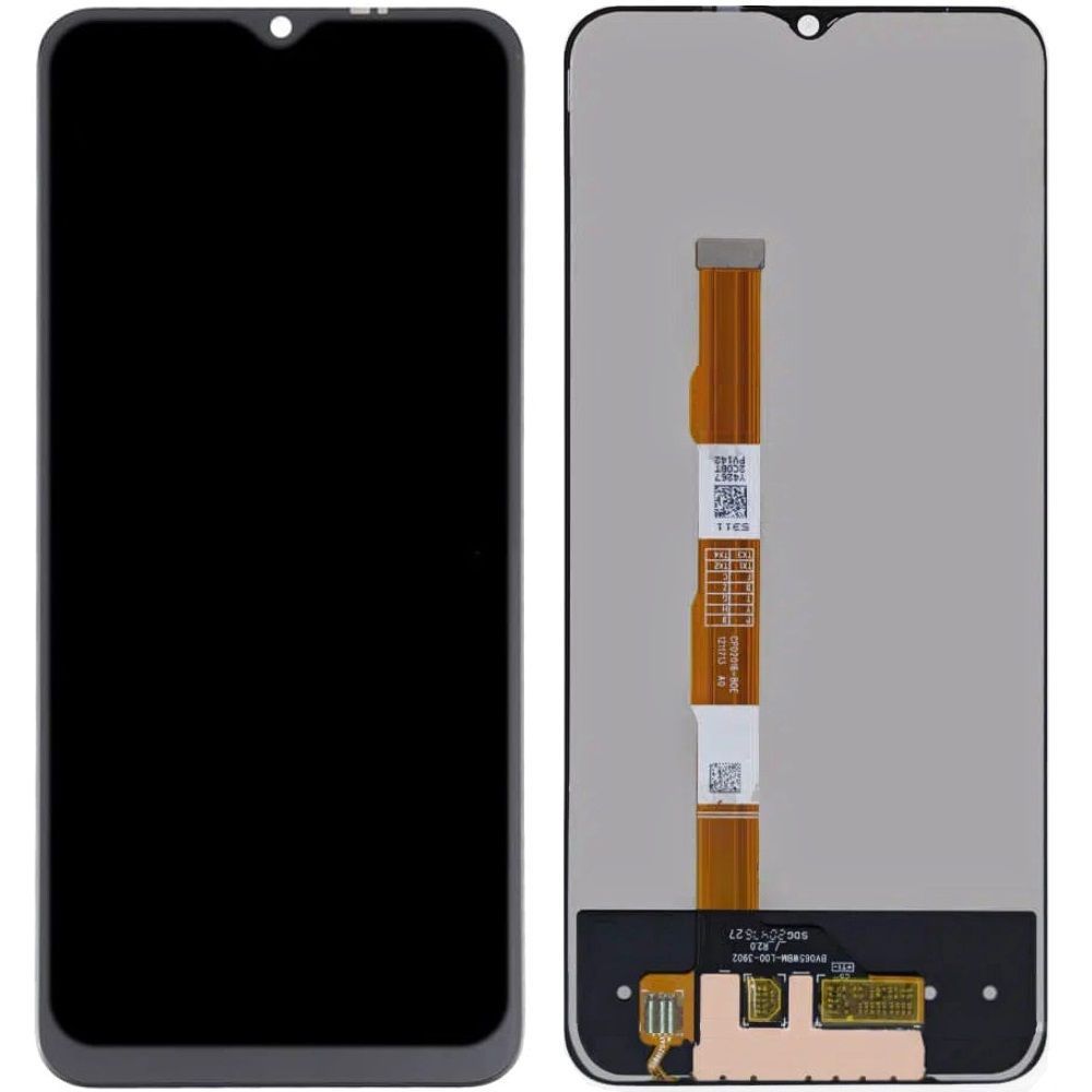 Дисплей для Vivo Y01, Y01A V2166, Y15s V2120 чорний 29943 фото