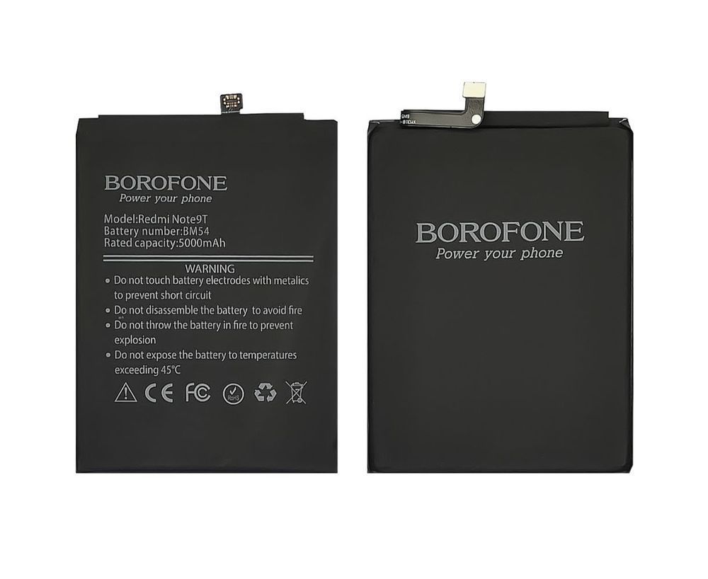 Аккумулятор BM54 Borofone для Xiaomi Redmi Note 9T 5000 mAh 27777 фото