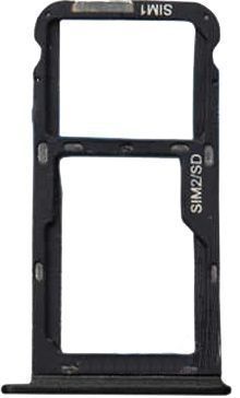 Держатель Sim-карты и карты памяти Meizu M5c (M710H) черный 11215 фото