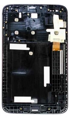 Дисплей для Lenovo A1000 IdeaTab 7" з рамкою чорний 05975 фото