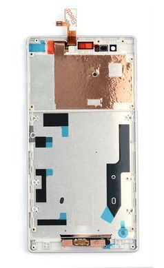 Дисплей Sony D5322 Xperia T2 Ultra DS з рамкою білий 00960 фото