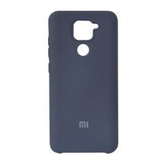 Чехол силиконовый Silicone Case для Xiaomi Redmi Note 9 Midnight Blue 18986 фото