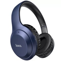 Бездротові Bluetooth навушники Hoco W28 синій 27927 фото