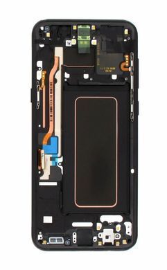 Дисплей для Samsung G955 Galaxy S8 Plus Duos чорний (GH97-20470A) Оригінал 09092 фото