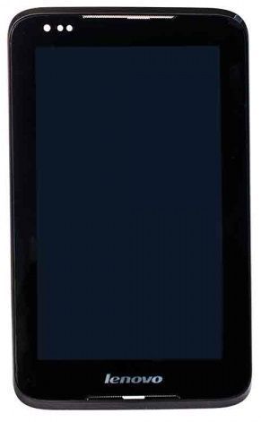 Дисплей для Lenovo A1000 IdeaTab 7" и рамкой черный 05975 фото
