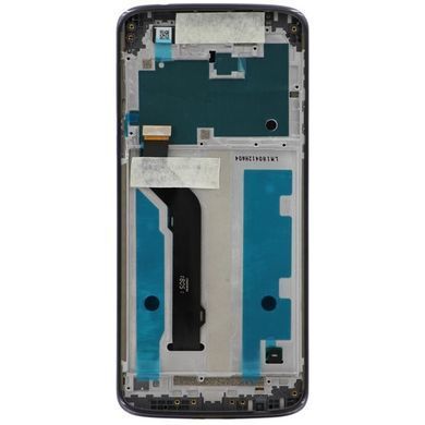 Дисплей для Motorola XT1924-6-7-8 Moto E5 Plus с рамкой черный USA Verison, 159mm 27147 фото