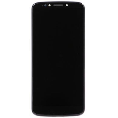 Дисплей для Motorola XT1924-6-7-8 Moto E5 Plus с рамкой черный USA Verison, 159mm 27147 фото
