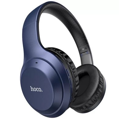 Беспроводные Bluetooth наушники Hoco W28 синий 27927 фото