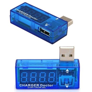 USB тестер "Charger Doctor" (вольтметр 3.5-7v/амперметр 0-3a) 10950 фото