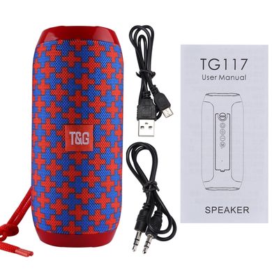 Портативная Bluetooth колонка T&G TG-117 10369 фото