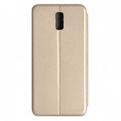 Чехол-книжка Premium Case под кожу Xiaomi Redmi 8A золотой 16590 фото