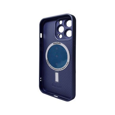 Чехол стекло AG Glass Matt Frame Color MagSafe Logo for Apple iPhone 13 Pro темно-фиолетовый 27728 фото