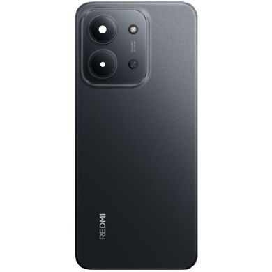 Задня кришка для Xiaomi Redmi 15C 4G Global 25078RA3EA, 25078RA3EL, 25078RA3EY чорна, Midnight Gray зі склом камери Оригінал Китай 34044 фото