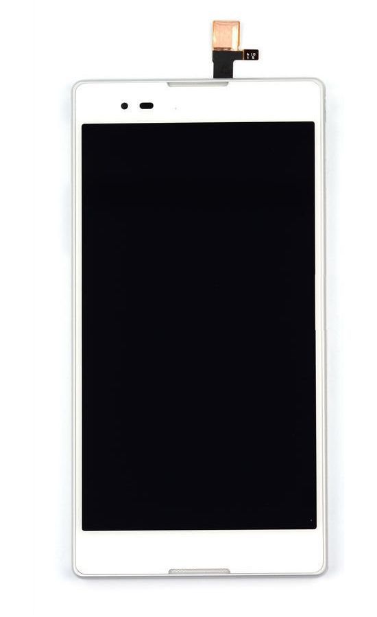 Дисплей Sony D5322 Xperia T2 Ultra DS и рамкой белый 00960 фото