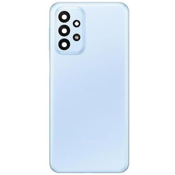 Задняя крышка для Samsung A235 Galaxy A23 голубая со стеклом камеры 34096 фото