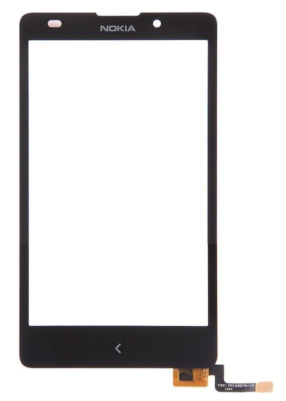 Сенсор (тачскрин) Nokia XL Dual Sim черный 01700 фото