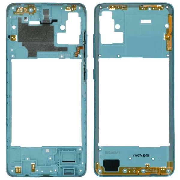Рамка корпуса Samsung A515 Galaxy A51 синяя, Prism Crush Blue 33695 фото
