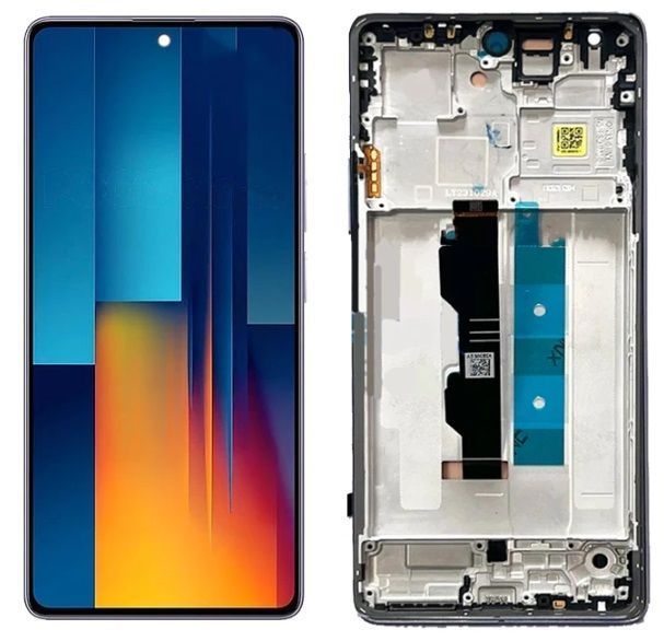 Дисплей для Xiaomi Redmi Note 13 5G 2312DRAABG, 2312DRAABI с рамкой черный OLED Хайкопия 29348 фото