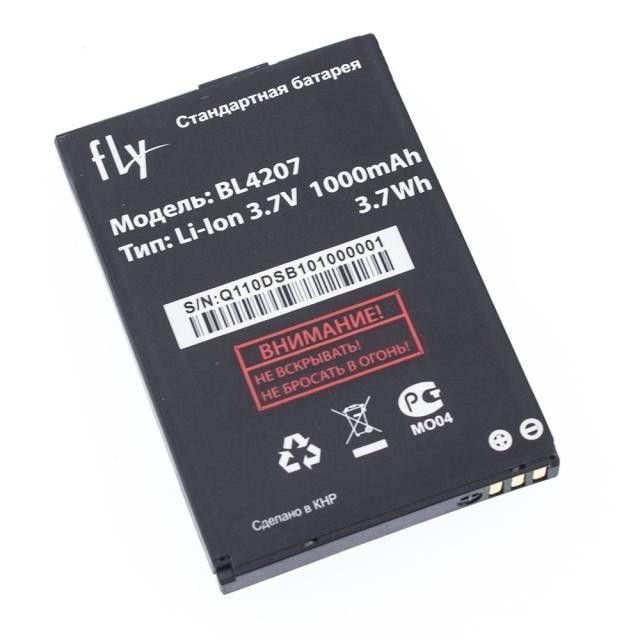 Аккумулятор Fly BL4207 для IQ110 TV 1350mAh 04008 фото