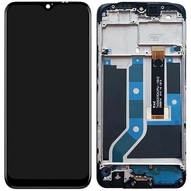 Дисплей для Oppo A12, A12s с рамкой черный Оригинал Китай 30600 фото