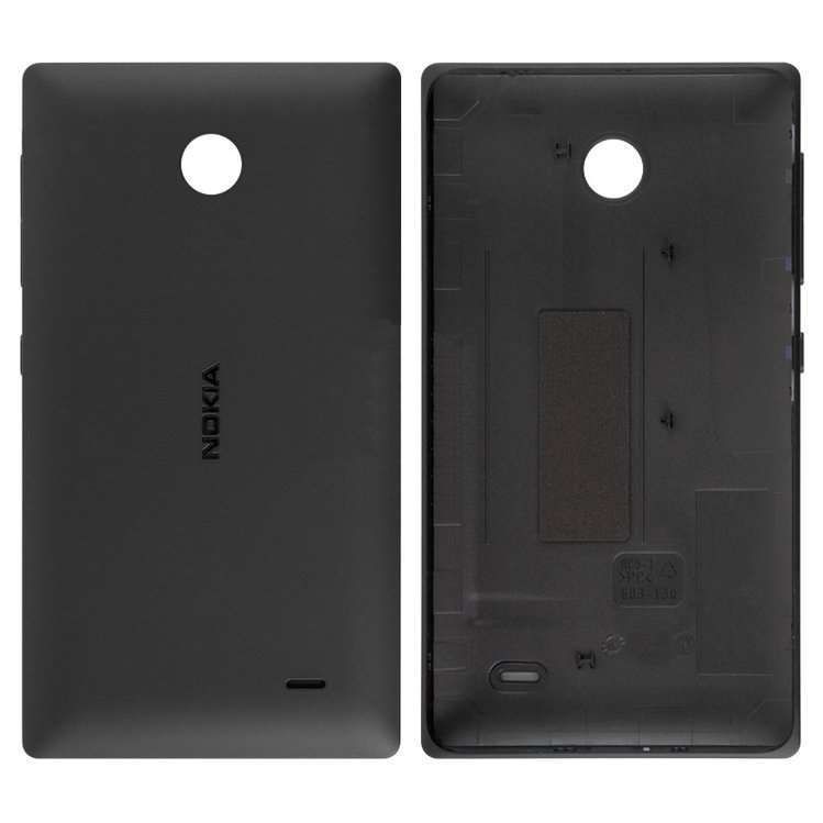 Задняя кришка для Nokia X Dual Sim (RM-980) черная 09735 фото