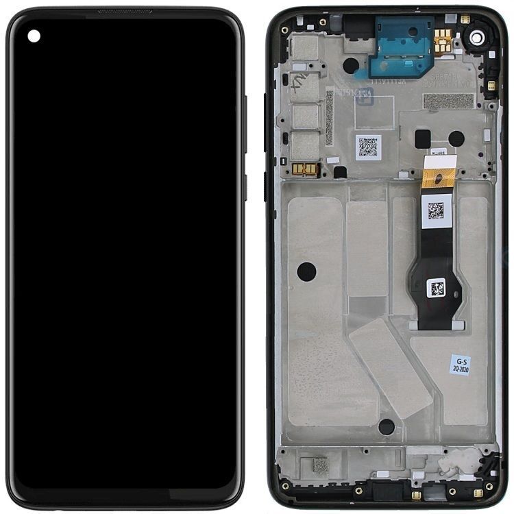 Дисплей для Motorola XT2041 G8 Power с рамкой черный Оригинал Китай 30242 фото