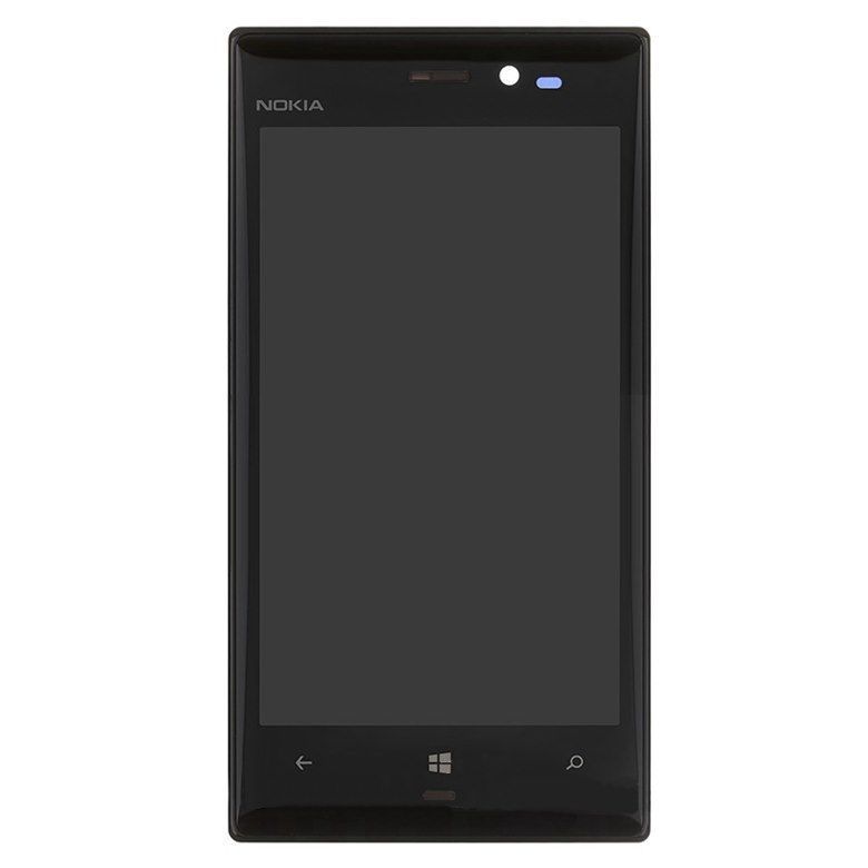 Дисплей для Nokia Lumia 928 с рамкой черный 05319 фото