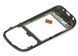 Сенсор (тачскрин) Nokia Asha 202, Asha 203 и рамкой (серебристой) черный 01553 фото 1