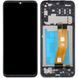 Дисплей для Samsung A145 Galaxy A14 4G 2023 с рамкой черный с желтым шлейфом 29143 фото